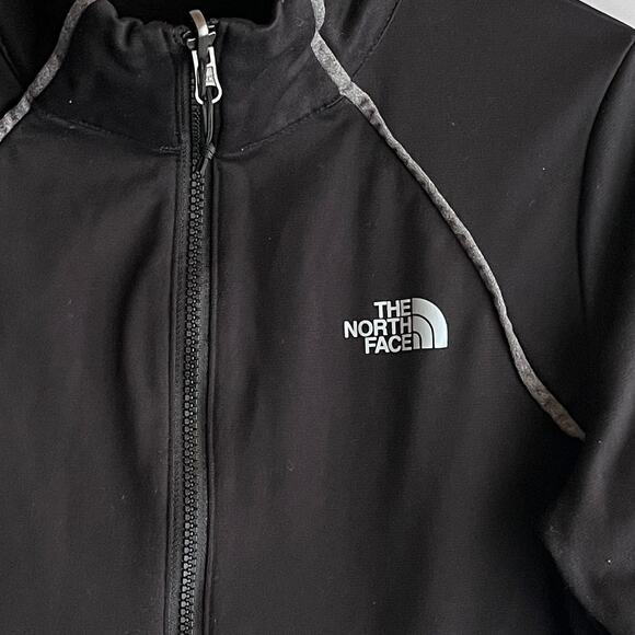 The North Face Women 100 Cider Full Zip Jacket Black Gray Size M Athleisure - Picture 4 of 7